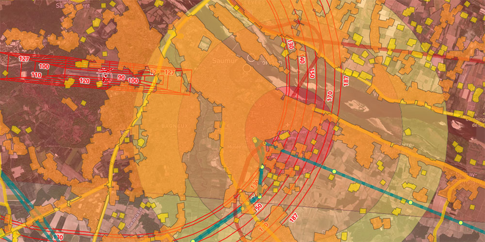 carte aéronautique pour vol de drone
