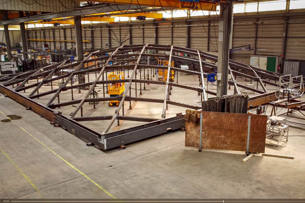 photo aérienne de drone pour le BTP
